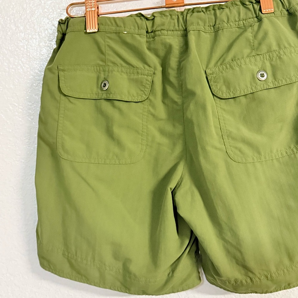 Patagonia women’s Upcountry olive Shorts size 6 - Picture 7 of 10